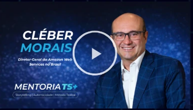 Depoimento em vídeo de Cléber Morais, Diretor-Geral da Amazon Web Services no Brasil